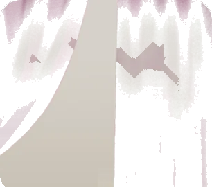 薄いピンク色のカーテンの画像