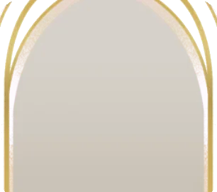 教会のアーチ状の柱の画像