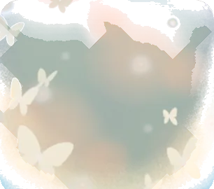 春に飛び立つ蝶フィルターの画像