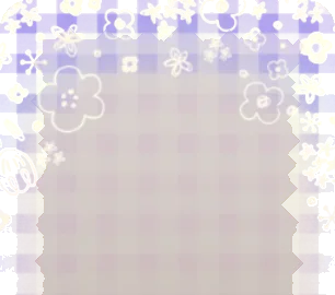 小花のチェック柄フィルターの画像