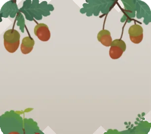 どんぐりの茂みの画像