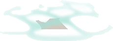 海面を模したライト・正面の画像