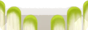 庭先の白い柵の画像