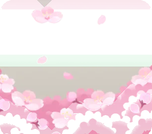春の桜の草むらの画像