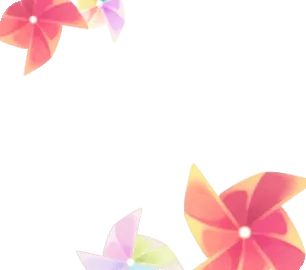 回るかざぐるまの画像