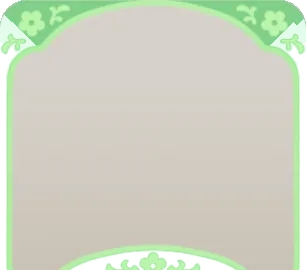 さわやかな色の花装飾フレームの画像