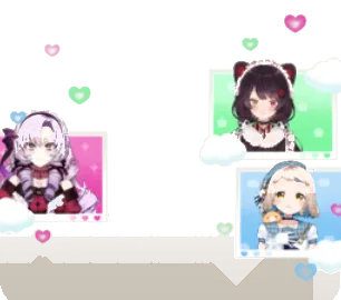 3人の配信中モニターの画像