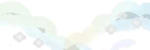 フワフワな花の雲の前景の画像