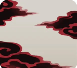 月を隠す黒雲の画像