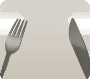 フォークとナイフの画像
