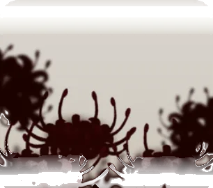 手前に咲く彼岸花の画像