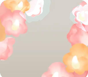 スイートピーのフレームの画像