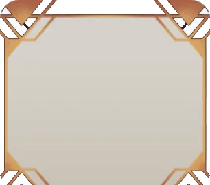 幾何学模様の金フレームの画像