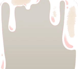 とろけたゼリーフレームの画像