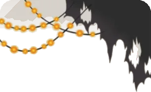 誰かが破いてしまったカーテンの画像