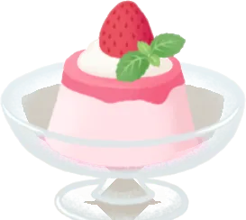 スウィートストロベリープリンの画像