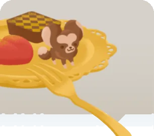 盛り付けられたチョコレートの画像