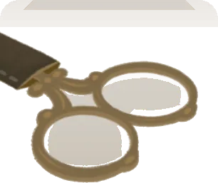 アンティークな糸切りハサミの画像