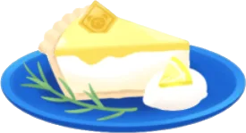 レモンのチーズケーキの画像