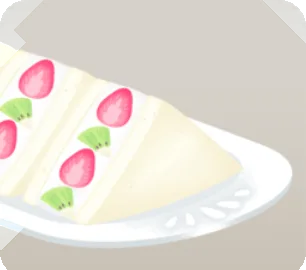 いちごとキウイのフルーツサンドの画像