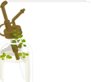時が経った霧吹きの画像