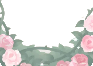 庭園を囲む薔薇の画像