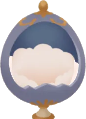 たまご型ベッドの画像
