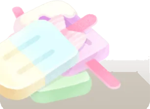 ツートンカラーアイスの画像