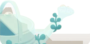 朝露に濡れる謎のオブジェの画像