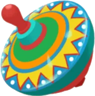 ブリキのコマの画像