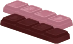 小さな板チョコバーの画像