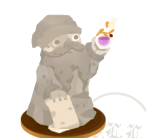 錬金術師の石像のミニチュア2の画像