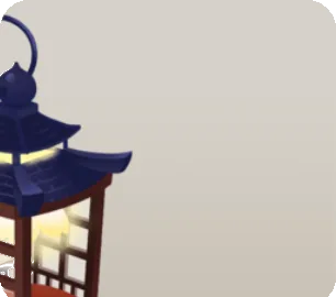 灯籠を用いた東屋の画像
