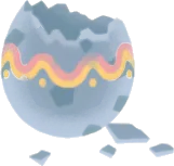 割れた恐竜の卵の画像