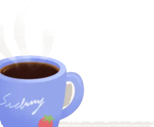 あたたかいコーヒーのマグの画像