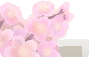 寄り添う桜の画像