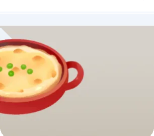 ドリアの食品サンプルの画像