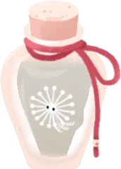 ケセランパサランの瓶の画像