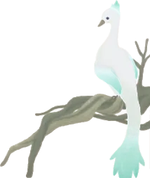 幻の鳥のフィギュアの画像