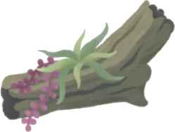 枯れ木のオブジェの画像