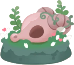 ドールハウスの奇妙な頭骨の画像