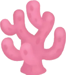 ピンク色の珊瑚の画像