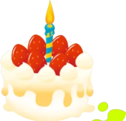 イチゴのケーキの画像
