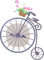 浮遊自転車の画像