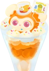 お祝いピグミーパフェのオブジェの画像