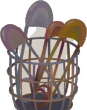 安全ピンのかごの画像