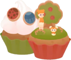 アイランドカップケーキの画像