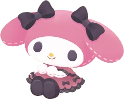 マイメロディのぬいぐるみの画像