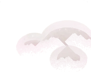 まるい形の雲・手前デコ右の画像