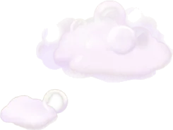 ふわふわの泡の画像
